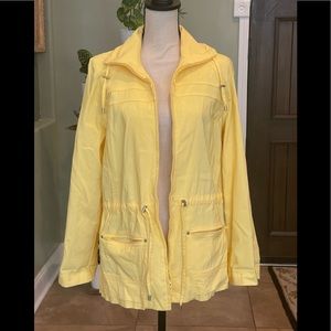 Size 12 TanJay Yellow Blazer/Coat Like New.